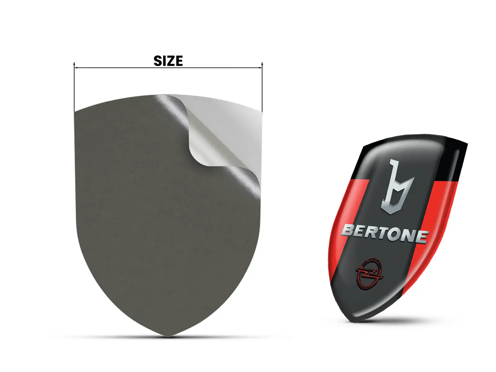 Bertone Autocollants Auto Affaires Course Design Qualité